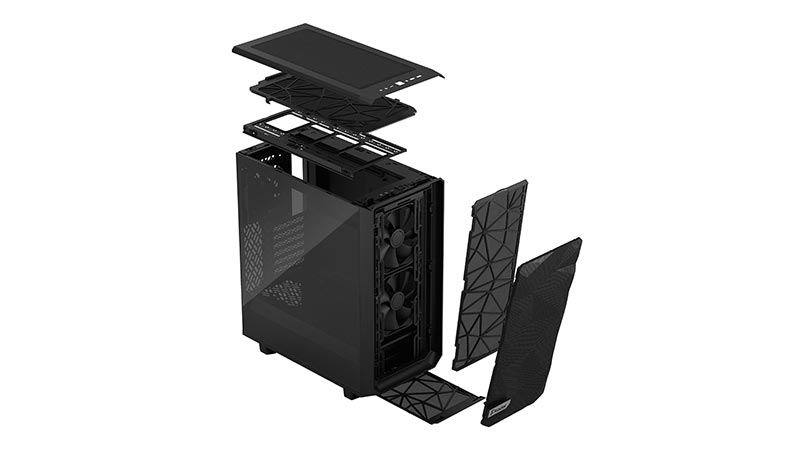 Fractal Design Meshify 2 Compact TG Light (Black) - PC cases